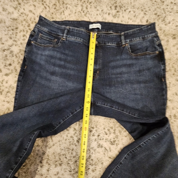 Lane Bryant SZ 24P Hi Rise Boot Cut Flex Waistband Med Wash Tight Tummy Jeans - Picture 8 of 11